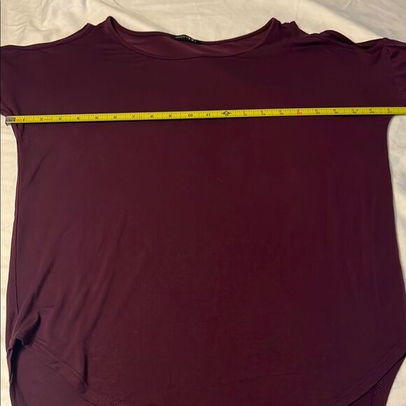 Women's Cold Shoulder Purple Top - Picture 5 of 6